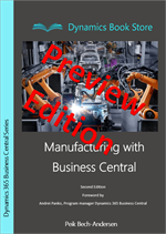 Manufacturing with Business Central - Preview