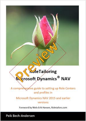 RoleTailoring Microsoft Dynamics NAV - Preview