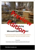 Manufacturing with Microsoft Dynamics NAV - Preview